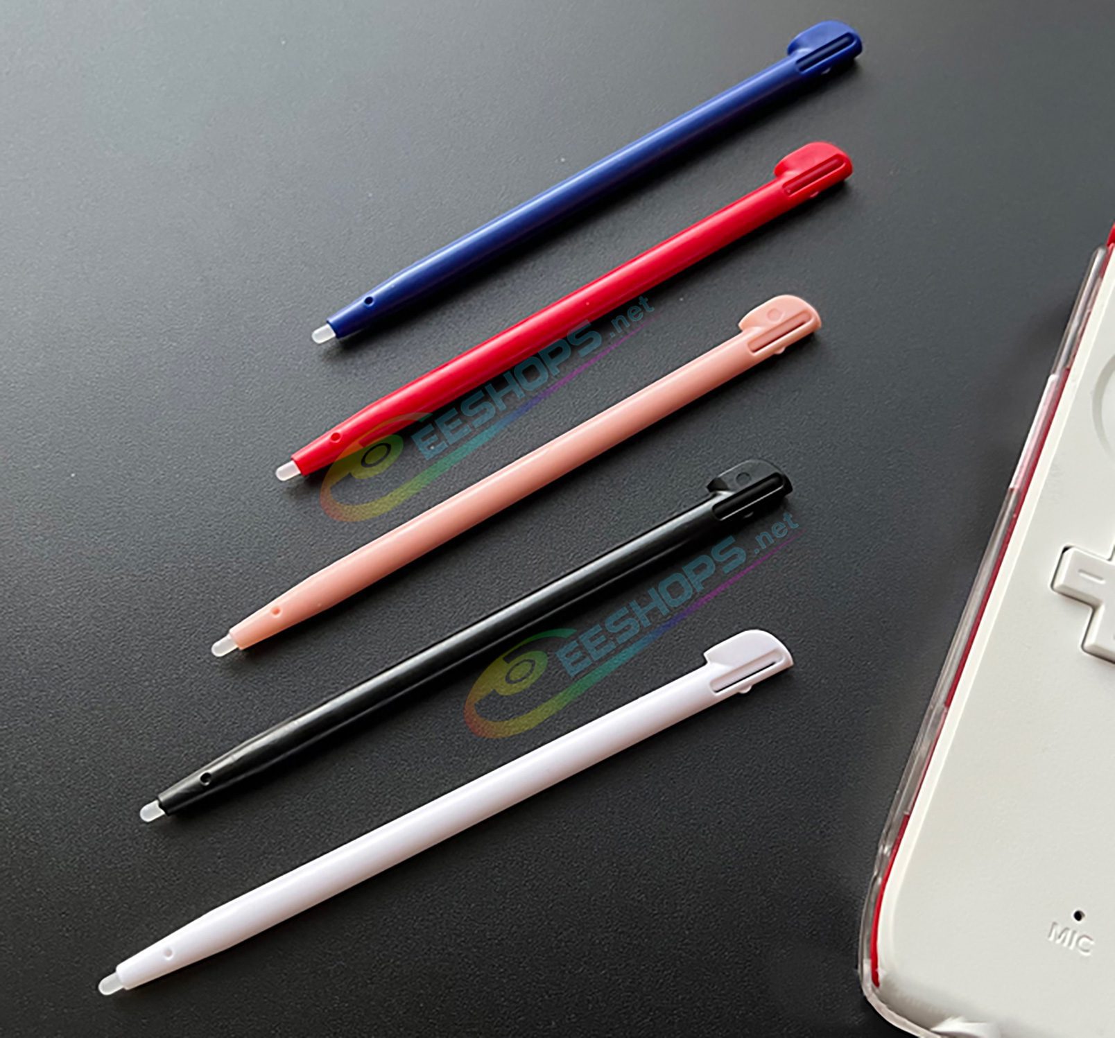  Cheap Nintendo 2DS Extra Stylus Touch Pen White / Black / Red Color Pack 3 PCS Set Replacement, Best Old 2DS Small Handheld Game Console Three Colors Pencil Touchpen Three Pieces Spare Parts Accessories Free Shipping 