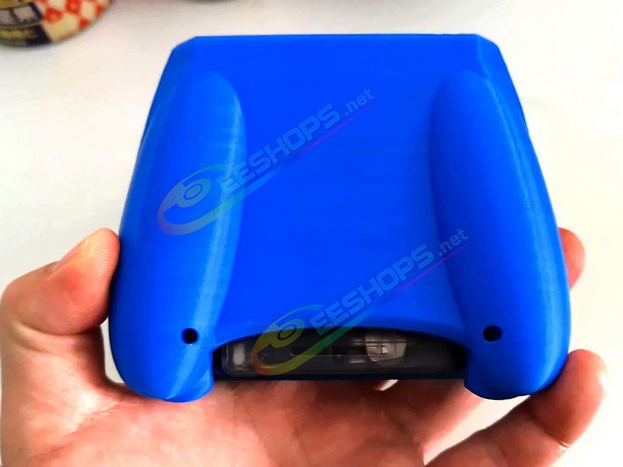  Best Nintendo GameBoy Advance SP Extra Back Clip Battery 3670 mAh with Handle Grip Ultimate Edition, Cheap New GBA SP GBASP Handheld Console Super Long Life Type-C PD Charging Rechargeable Power Bank + Blue Prosthetic Holder Shell Free Shipping 