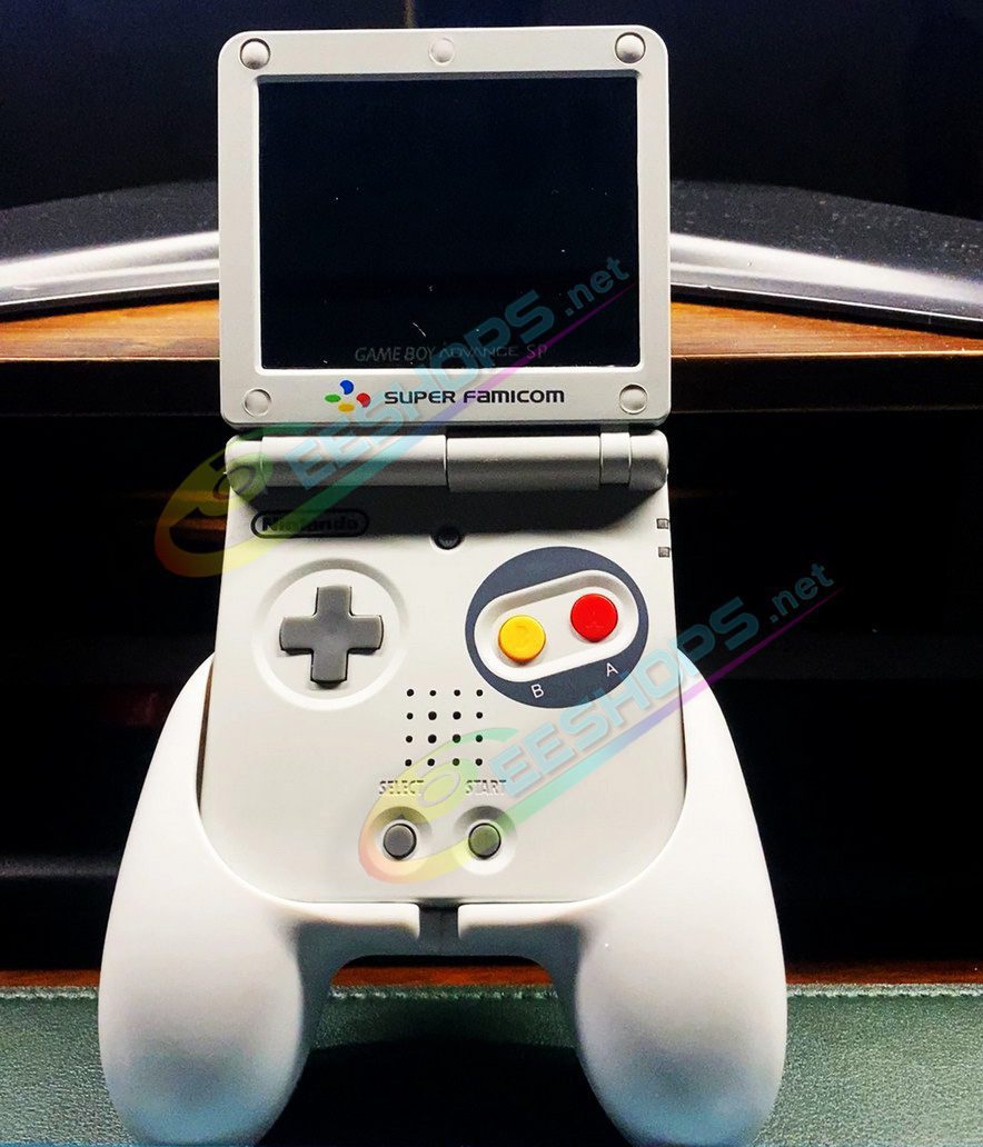  Best Nintendo GameBoy Advance SP Hand Grip Non-slip Gaming Handle White Color, Cheap Game Boy Advanced GBA SP Handheld Console Light-weight Thin Comfortable Sweatproof Prosthetic Grips Holder Accessories Free Shipping 