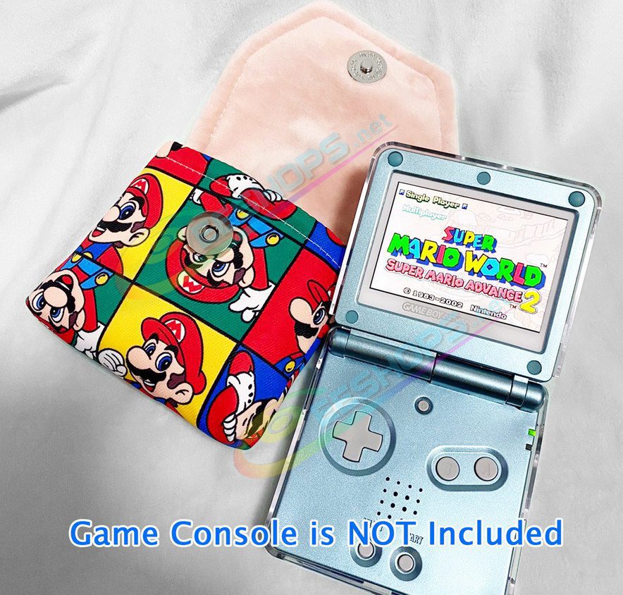  Best Nintendo GameBoy Advance SP Storage Bag Soft Carrying Protective Pouch Super Mario Bro Edtion Colorful, Cheap Game Boy Advanced GBA SP Handheld Console Handicraft Waterproof Impact Resistance Portable Carry Pocket Free Shipping 