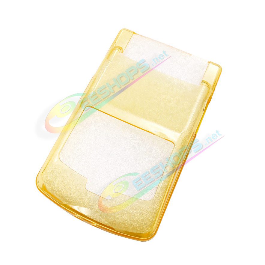  Best Nintendo GameBoy Color Soft Housing Cover Protective Crystal Case Clear Yellow, Cheap Game Boy GBC Handheld Game Console Scratch-Resistant Impact Resistance TPU Outer Protector Protection Casing Sleeve Accessories Free Shipping 