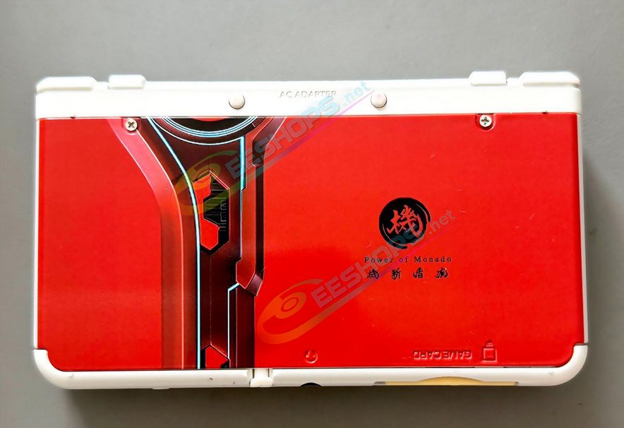 Cheap Nintendo New 3DS Extra Faceplate Shells Replacement Red Power of Monado Xenoblade Chronicles Limited Edition, Best New3DS Small Handheld Game Console, Personalized Top / Bottom Cover Plates A/E Coverplate White Backplate 2 PCS Set Free Shipping