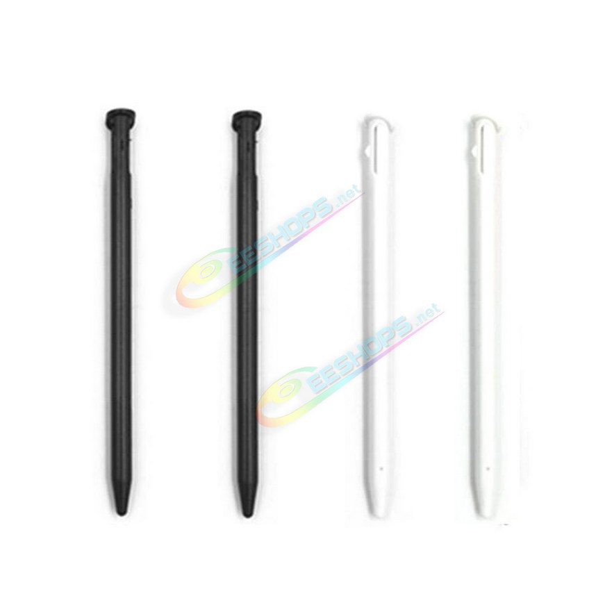  Cheap New Nintendo 3DS Extra Stylus Touch Pen 4 Pieces Set Replacement, Best New3DS N3DS Small Handheld Game Console White and Black Color Pencil Touchpen Four PCS Spare Parts Accessories Free Shipping 