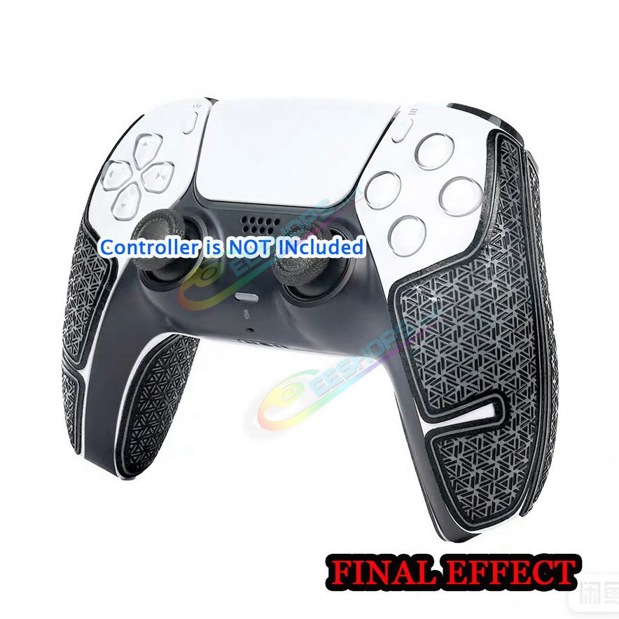  Best Sony PlayStation 5 Controller Anti-Slip Skin Hand Grip Protective Sleeve Stickers Black, Cheap New PS5 Dualsense Wireless Controllers Anti Sweat Absorbent Gaming Handle gridding Jacket Protection Silicone Soft Cover Free Shipping 