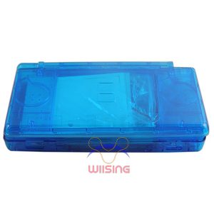 Transparent Blue Replacement Housing Shell Case Set for Nintendo DS Lite