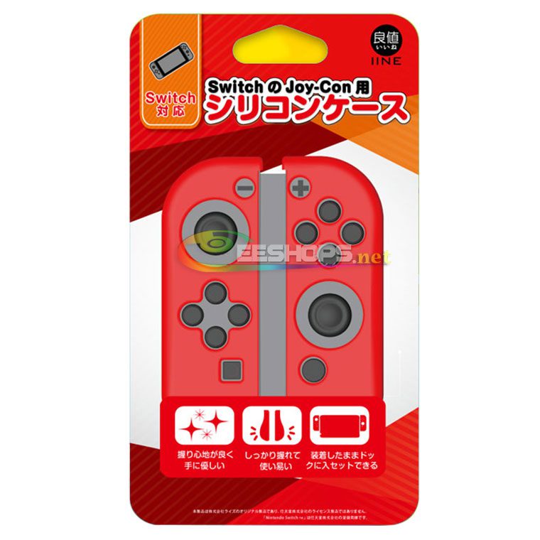 Cheap New Silicone Skin Protector Case Rubber Sleeve Protective Cover for Nintendo Switch NS Joy-Con (L-R) Controllers Separated Red Replacement Spare Parts Free Shipping