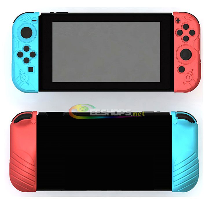 Genuine IINE Silicone Skin Protector Rubber Coating Case Sleeve for Nintendo Switch NS Joy-Con L/R Controllers Separated The Legend of Zelda Blue & Red Replacement Part