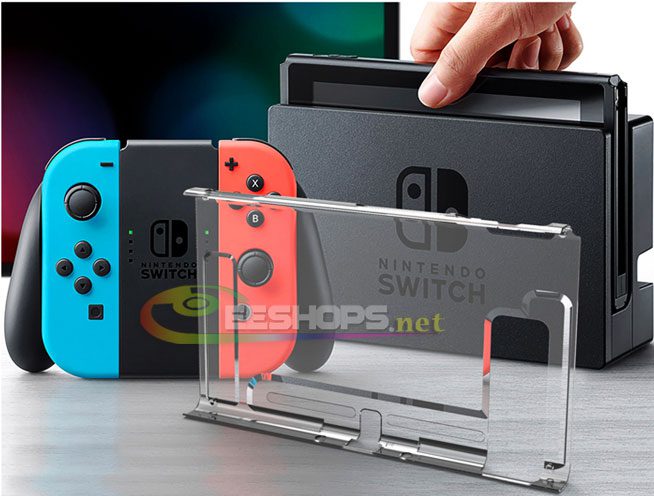 New IINE for Nintendo Switch Console PC Crystal Shell And NS Joy-Con Controllers Silicone Rubber Coating Case Rubber Sleeve Skin Protector Separated Black Replacement Parts Free Shipping