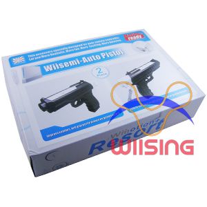 Wiisemi-Auto Pistol black and white for Wii