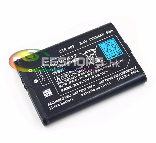 Cheap Genuine Internal Rechargeable Battery Pack Li-ion Batteries CTR-003 for Nintendo 3DS Handheld Console 1300mAh Replacement Repair Part Free Shipping