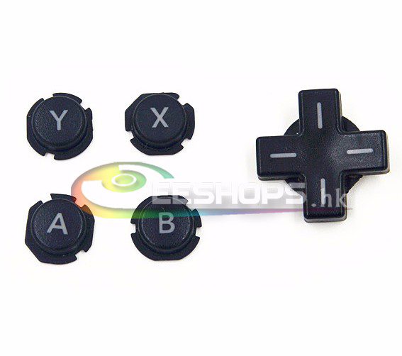 Cheap Genuine ABXY A B X Y D-Pad Direction Cross Key Function Button Full Set for Nintendo 3DS LL XL 3DSLL 3DSXL Console Replacement Free Shipping