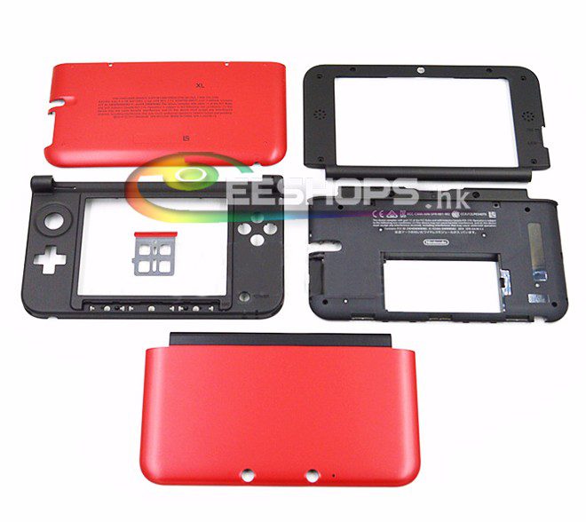 Cheap New Genuine Outer Casing Case Housing Shell Enclosure US Red for Nintendo 3DS XL 3DSXL Handheld Game Console Replacement Repair Parts Free Shipping