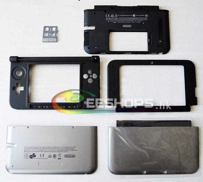 Cheap 100% New Offical Outer Casing Case Housing Shell Enclosure Silver for Nintendo 3DS XL LL 3DSXL 3DSLL Game Console Replacement Repair Part Free Shipping