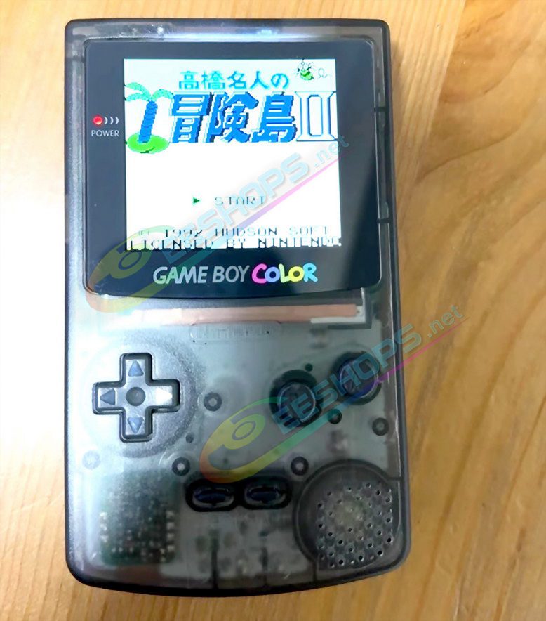 Cheap Nintendo GameBoy Color Laminated IPS Screen Dedicated Housing Case Shells Clear Black Replacement, Best Game Boy GBC Handheld Game Console, New Customized Transparent Colorful Full Lamination 2.6 Inch Display Outer Enclosure Shells Free Shipping