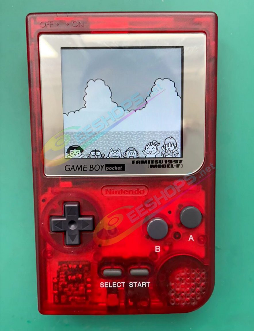 Cheap Nintendo GameBoy Pocket IPS Screen Mod +  Housing Case Kit Classic GB Grey Kit Replacement, Best Game Boy GBP Handheld Game Console, Customized Dot-by-Dot High Brightness LCD Display Moddule + Glass Protective Cover + Buttons Set Free Shipping