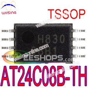 The AT24C08B provides 8192 bits of serial electrically erasable and programmable read-only memory (EEPROM) organized as 1024 words of 8 bits each. The device is optimized for use in many industrial and commercial applications where low-power and low-voltage operation are essential. 