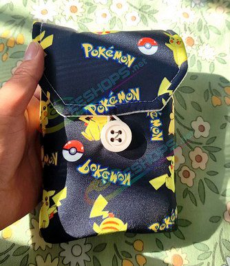  Best Nintendo GameBoy Classic Soft Storage Bag Thickened Protective Carry Pouch Pokemon Edition Black, Cheap New Game Boy Fat DMG-1 Handheld Console, Handmade Custom Thickened  Water / Impact Resistant Carry Travel Pouch Pocket Free Shipping 