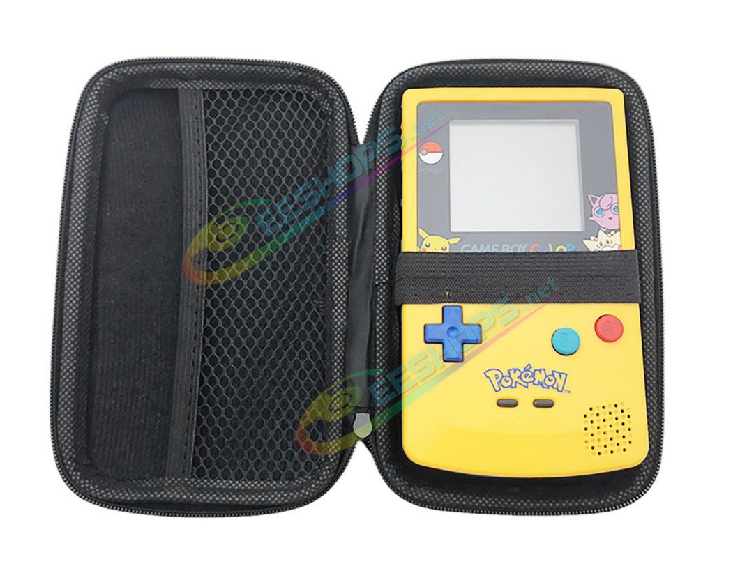  Best Cheap New Nintendo GameBoy Advance / Color / Pocket Large Carry Bag Hard Storage Case Black, GBA GBC GBP Handheld Game Consoles, Portable Capacity Impact Resistance Travel Carrying Case Frosted EVA Free Shipping 