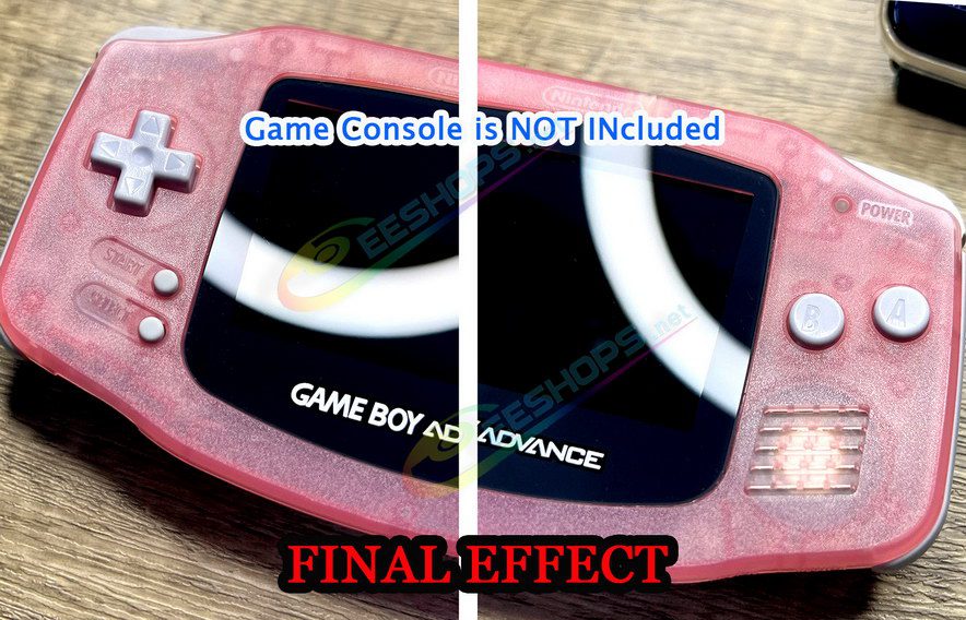  Best Nintendo GameBoy Advance Frosted Shell Protector Film Scratch-Resistant Ultimate Thin Clear Skins, Cheap New Game Boy Advanced Handheld Console, Custom DIY Anti-Slip No bubbles Complete Cover Protective Sticker Full Set Free Shipping 