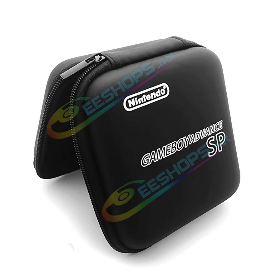  Best Nintendo GBA SP Carry Case Large Capacity Hard Protective Storage Bag Black Color, Cheap Gameboy Advance GBASP Handheld Game Console, Portable Shock-Proof EVA Protection Travel Carrying Case Anti-bump Hi-Capacity Matte Accessories Free Shipping 