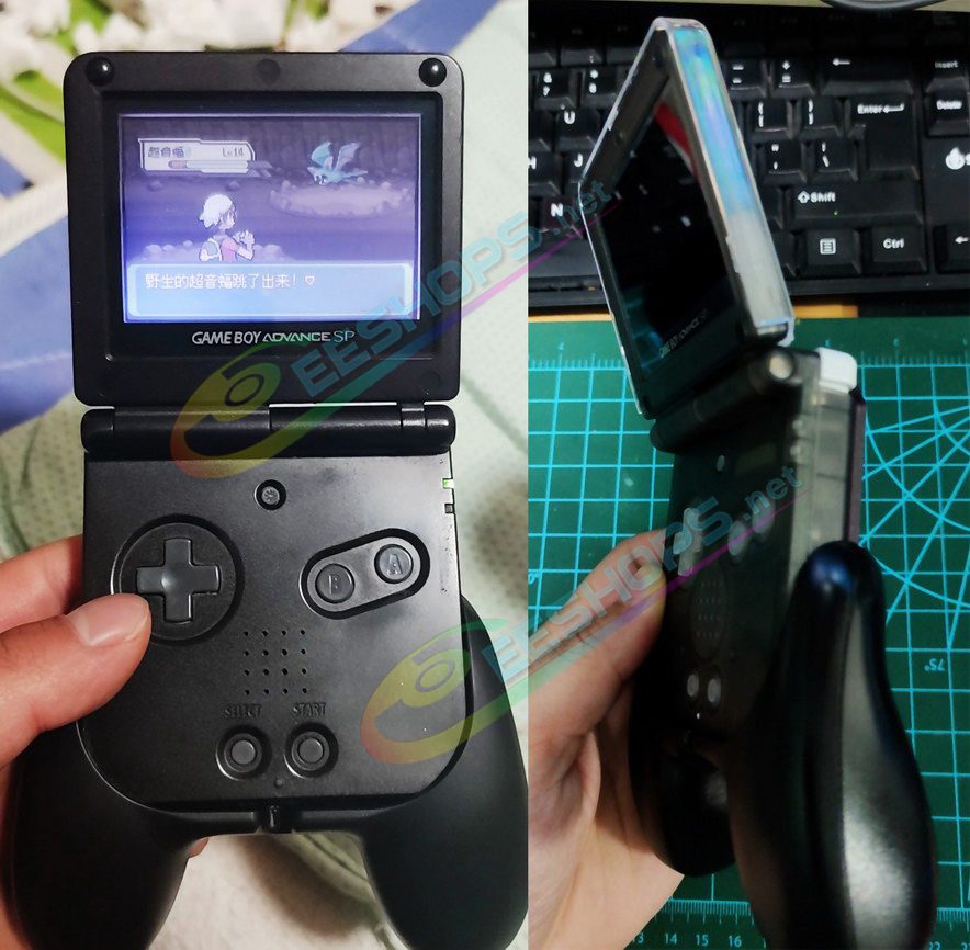  Best Nintendo GBA SP Non-Slip Hand Grip Ultra-light Gaming Handle Black Color, Cheap GameBoy Advance GBA SP Handheld Game Console, DIY Customized Comfortable Sweatproof Anti-scratch Handgrip Prosthesis Holder Accessories Free Shipping 