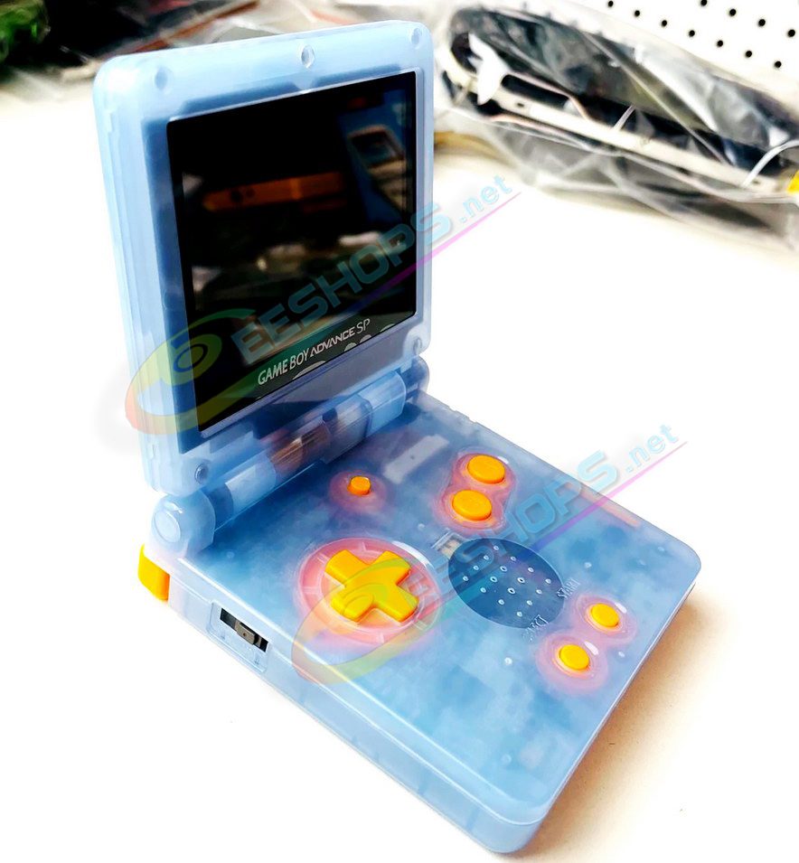 Cheap Nintendo GameBoy Advance SP Laminated IPS Screen Mod Kit + Black Glass Protective Cover Replacement, Best Game Boy Advanced GBA SP Handheld Console, New Ver 4.0 Dust-Proof Full Lamination High Brightness LCD Display Module Assembly Free Shipping