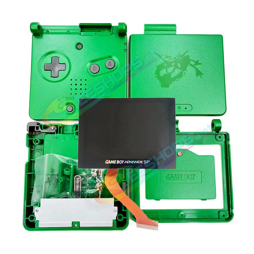 Cheap Nintendo GameBoy Advance SP Laminated IPS Screen Mod Kit + Black Glass Protective Cover Replacement, Best Game Boy Advanced GBA SP Handheld Console, New Ver 4.0 Dust-Proof Full Lamination High Brightness LCD Display Module Assembly Free Shipping