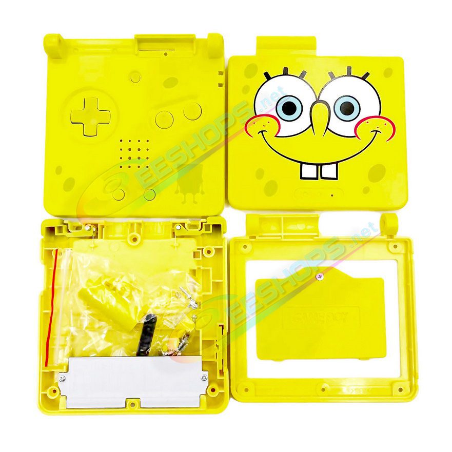 Cheap Nintendo GameBoy Advance SP Extra Housing Case Shells Full Set Red Groudon Edition + Collection Box Replacement, Game Boy Advanced GBA SP Handheld Console, DIY Outer Enclosure Cover + Screen Cover, Buttons, Screws, Stickers, Tools Free Shipping