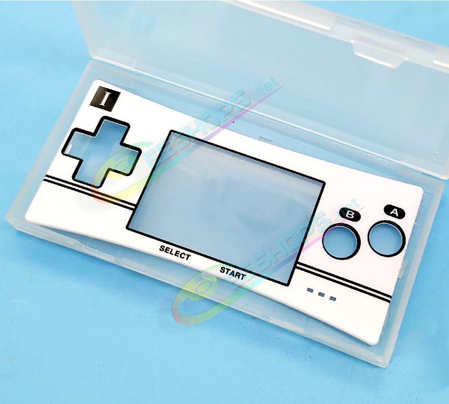  Cheap Nintendo GameBoy Micro Extra Faceplate Replacement Upper Shell Limited White Color, Best Game Boy Micro GBM Handheld Console, Scratch Resistant Top Cover Plate Face A Upper Protective Screen Cover Plate Coverplate Free Shipping 