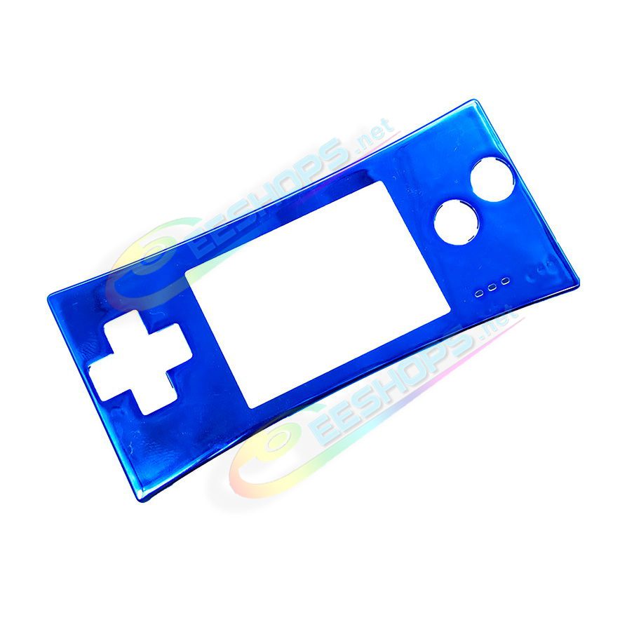  Cheap New Nintendo GameBoy Micro Faceplate Replacement Top Shell Glossy Blue Color, Best Game Boy Micro GBM Handheld Console, DIY Custom Scratch-Proof Upper Face A Protective Screen Cover Coverplate Spare Parts Accessories Free Shipping 