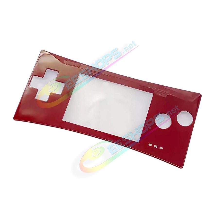  Cheap New Nintendo GameBoy Micro Faceplate Replacement Top Shell Glossy Dark Red Color, Best Game Boy Micro GBM Handheld Console, DIY Custom Scratch-Proof Upper Face A Protective Screen Cover Coverplate Spare Parts Accessories Free Shipping 