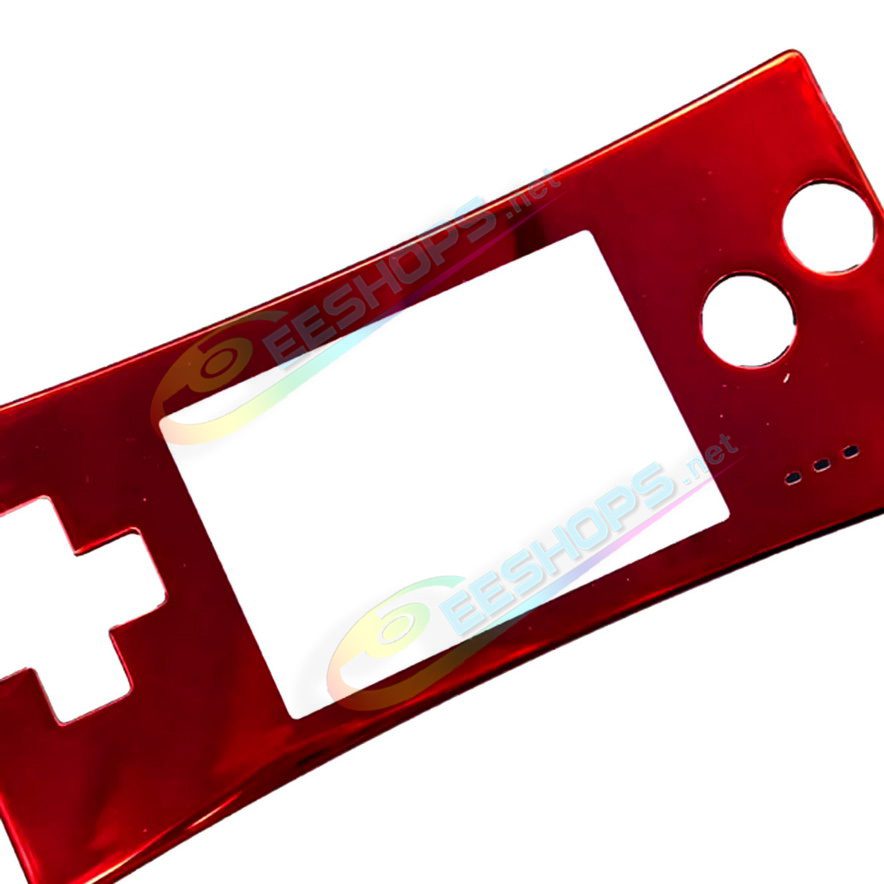  Cheap New Nintendo GameBoy Micro Faceplate Replacement Top Shell Glossy Dark Red Color, Best Game Boy Micro GBM Handheld Console, DIY Custom Scratch-Proof Upper Face A Protective Screen Cover Coverplate Spare Parts Accessories Free Shipping 