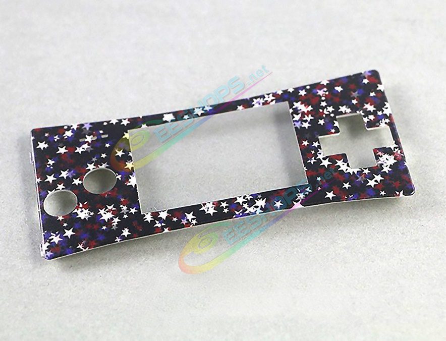  Cheap Nintendo GameBoy Micro Faceplate Replacement Extra Top Shell Stars Pattern, Best Game Boy Micro GBM Handheld Console, DIY Custom Starry Sky Colorful Scratch-Proof Upper Face A Protective Screen Cover Coverplate Accessories Free Shipping 