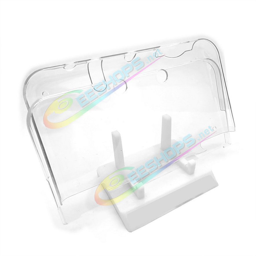  Best New Nintendo Clear Crystal Shell Hard Protective Housing Case High Transparent, Cheap New 3DS3DSXL 3DSLL New3DS XL / LL Handheld Game Console Split Type Scratch-Resistant Top / Bottom Protection Covers Transparent Accessories Free Shipping 