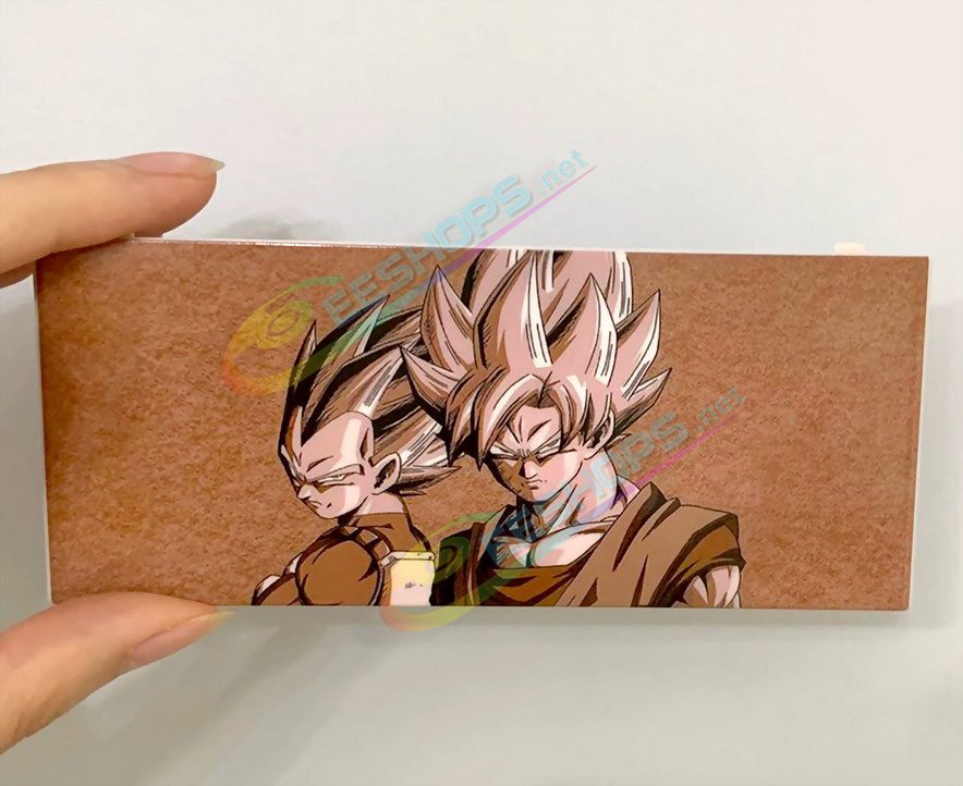 Best Nintendo New 3DS Extra Faceplate Shells Replacement Dragonball Main Characters Limited Edtion, Cheap New3DS Small Handheld Game Console, Brown Color Outer Top / Bottom Cover Plates Coverplate White Backplate 2 PCS Set Spare Parts Free Shipping