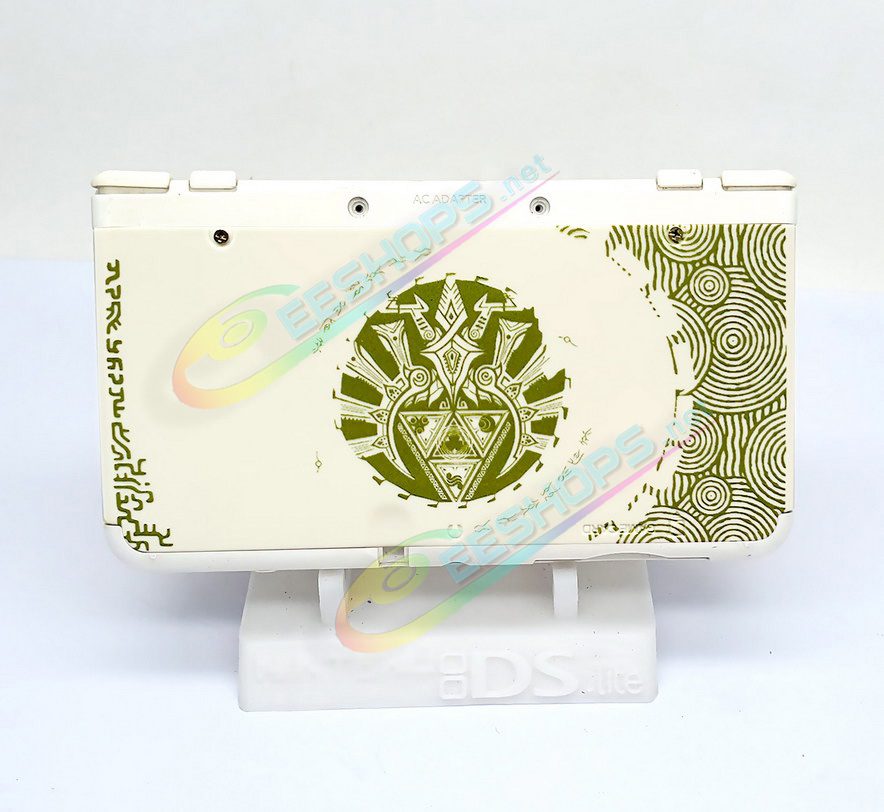 Cheap Nintendo New 3DS Extra Cover Plates Shells Replacement The Legend of Zelda: Tears of the Kingdom Edition, Cheap New3DS Small Handheld Game Console, DIY Embossed Top / Bottom Faceplate Green Coverplate White Backplate A/E Face Set Free Shipping