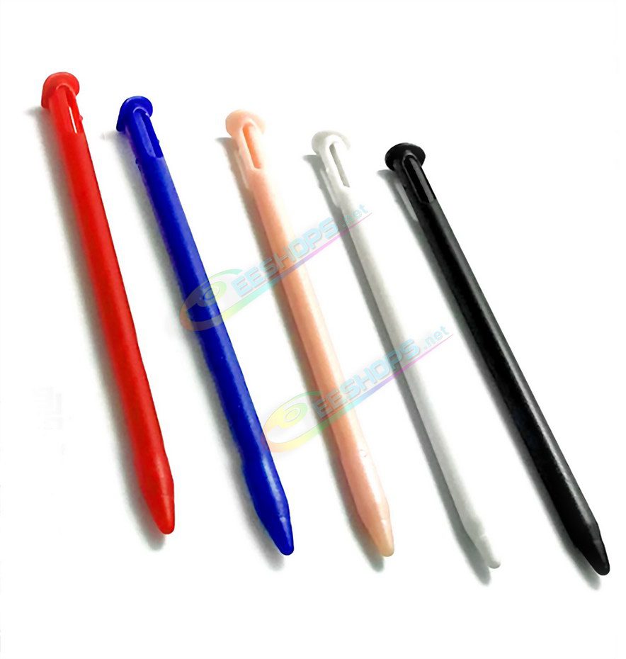  Cheap New Nintendo 3DS Extra Stylus Touch Pen 5 Pieces Set Replacement, Best New3DS N3DS Small Handheld Game Console White / Black / Red / Blue / Pink Color Pencil Touchpen Five PCS Spare Parts Accessories Free Shipping 