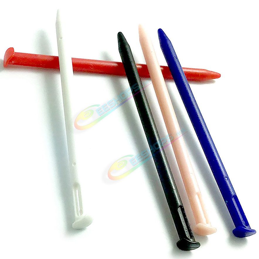  Cheap New Nintendo 3DS Extra Stylus Touch Pen 5 Pieces Set Replacement, Best New3DS N3DS Small Handheld Game Console White / Black / Red / Blue / Pink Color Pencil Touchpen Five PCS Spare Parts Accessories Free Shipping 