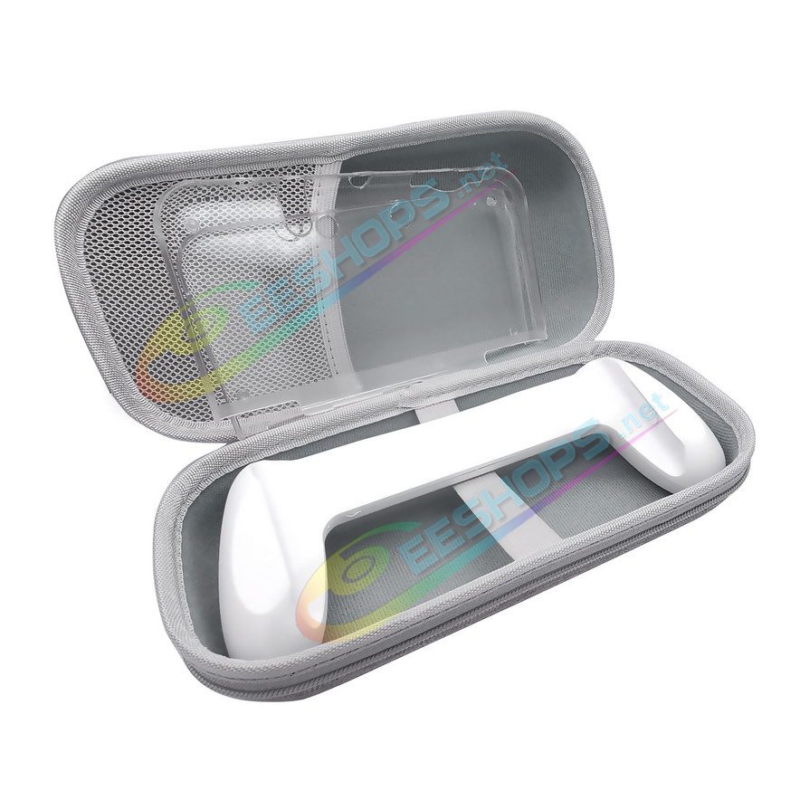  Best Nintendo New 3DS Hand Grips / Crystal Cover / Large Hard Storage Bag White Color, Cheap New3DS Small Handheld Game Consoles, Customized Non-slip Gaming Handle + Anti-scratch Split Clear Protective Shell + Travel Carrying Case Set Free Shipping 