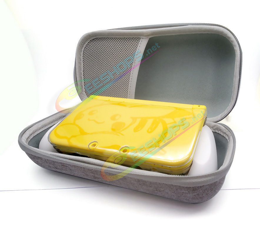  Best Nintendo New 3DSXL 3DSLL Hand Grips / Crystal Cover / Large Hard Storage Bag White Color, Cheap New 3DS XL / LL New3DSXL Handheld Consoles, Customized Non-slip Gaming Handle + Split Clear Protective Shell + Carrying Case Set Free Shipping 