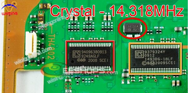 Original PS3 Slim Cryatal 14.318Mhz Repair Part Replacement