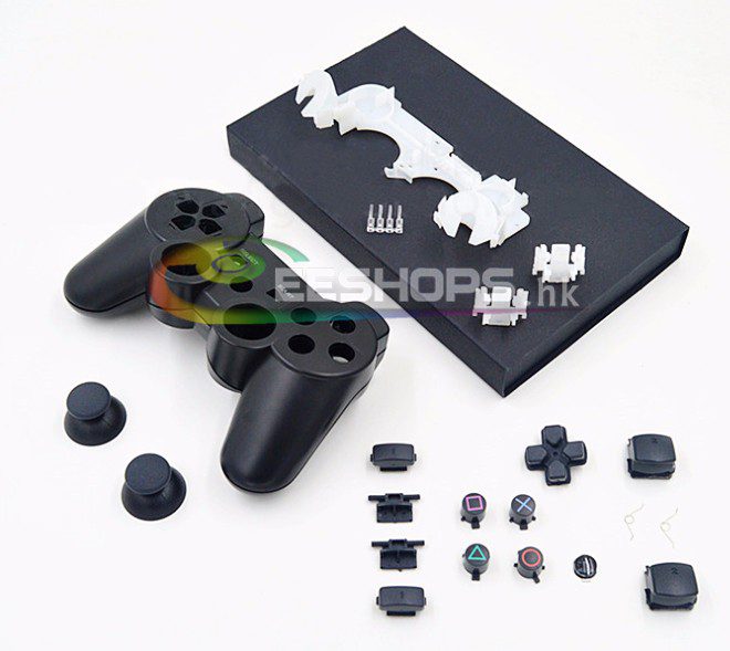 New Cheap Outer Cover Shell Housing Case Enclosure Complete Full Set for Sony PS3 Dualshock 3 SIXAXIS Wireless Controller Replacement Parts Black