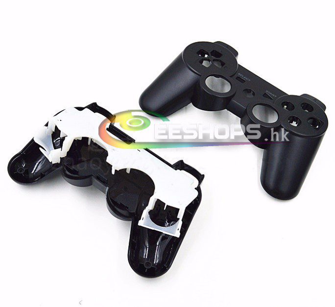 New Cheap Top Upper & Bottom Outer Housing Shell Case Enclosure + Inner Bracket for Sony PS3 Wireless Controller Replacement Part Black