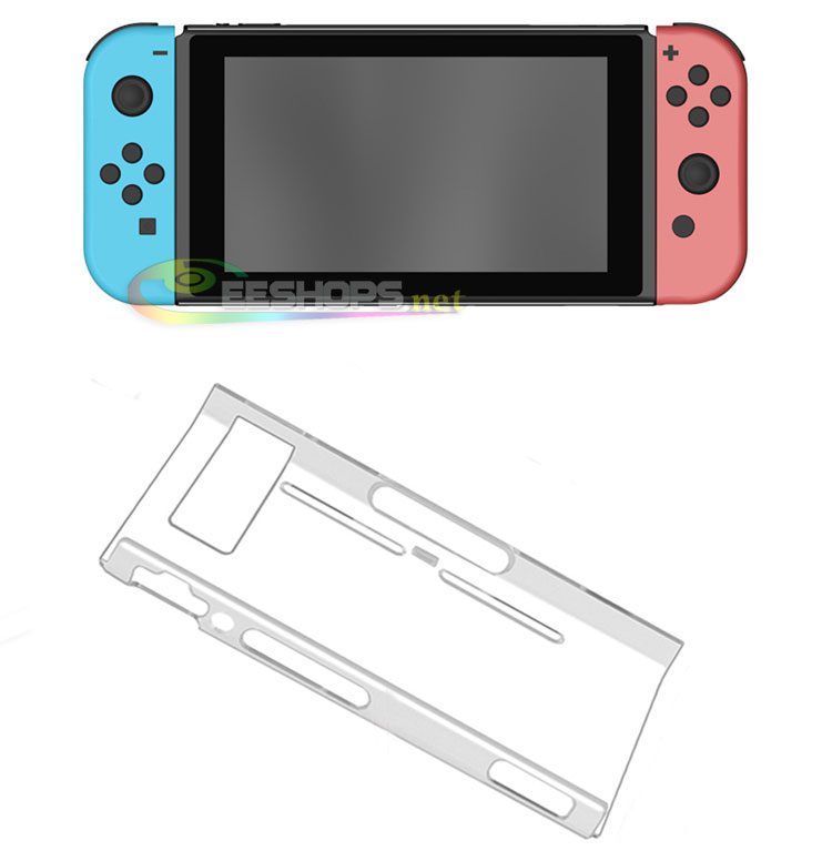 Genuine New IINE PC Crystal Shell Hard Case Protective Armor for Nintendo Switch NS Game Console Joy-Con Controllers Conjoined Transparent Replacement Part