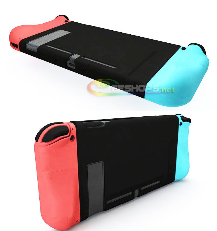 Genuine IINE Silicone Skin Protector Rubber Coating Case Sleeve for Nintendo Switch NS Joy-Con L/R Controllers Separated Blue & Red Replacement Spare Parts