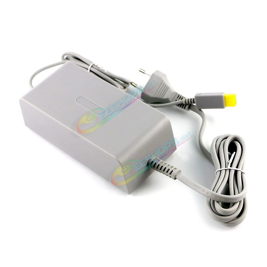  Cheap Nintendo Wii U AC Power Supply Unit Adapter EU Edition Replacement, Best New WiiU Video Game Console, New Europe Edition 100-240V DC 15V Adaptor with Power Cord Spare Parts Accessories Free Shipping 