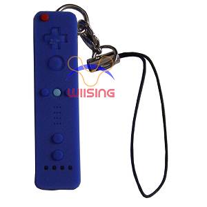 Silicone Decorated Pendant-miniature Wii Console Deep Blue Colour New Accessory Cheap in EEBUYS Free Shipping