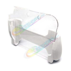 Best Nintendo 2DS Extra NonSlip Hand Grips Showing Stand + Protective Crystal Case White