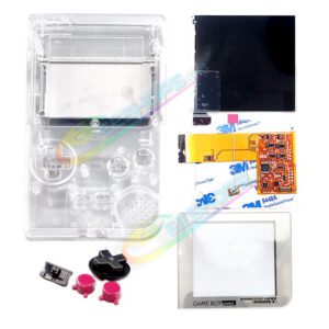 Cheap Nintendo GameBoy Pocket IPS Screen Mod Kit + Dedicated Sky Blue Housing Case Replacement