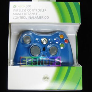 Microsoft Xbox 360 S Slim Wireless Game Controller Blue